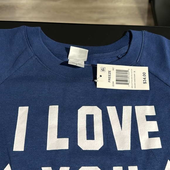 NWT “I love you a latke” sweatshirt sz small - Picture 2 of 2